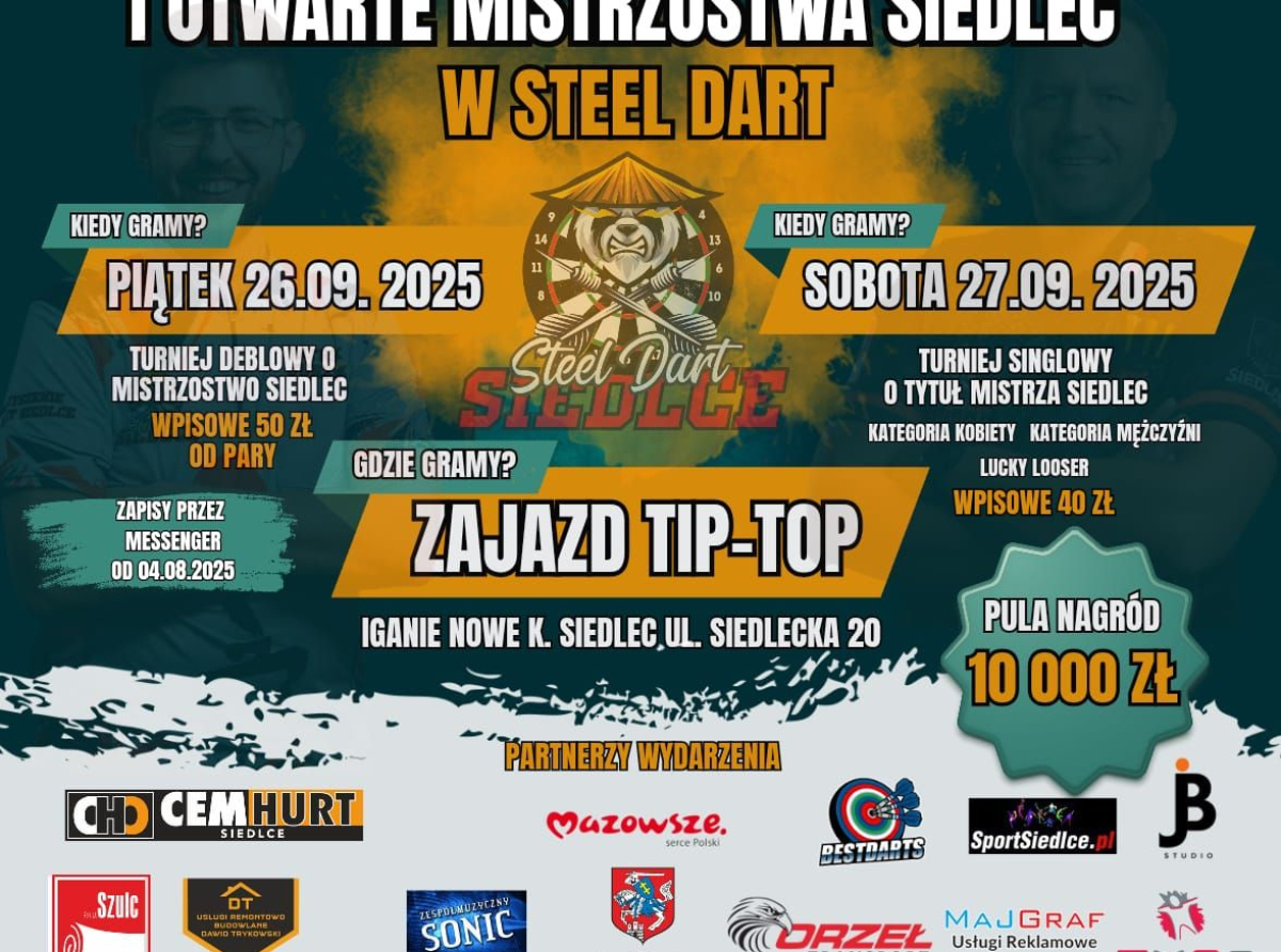 I Otwarte Mistrzostwa Siedlec w Steel Dart
